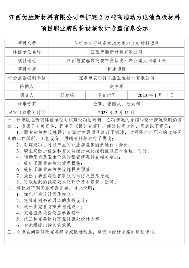 江西優(yōu)勝新材料有限公司年擴(kuò)建2萬噸高端動力電池負(fù)極材料項(xiàng)目職業(yè)病防護(hù)設(shè)施設(shè)計(jì)專篇信息公示.jpg